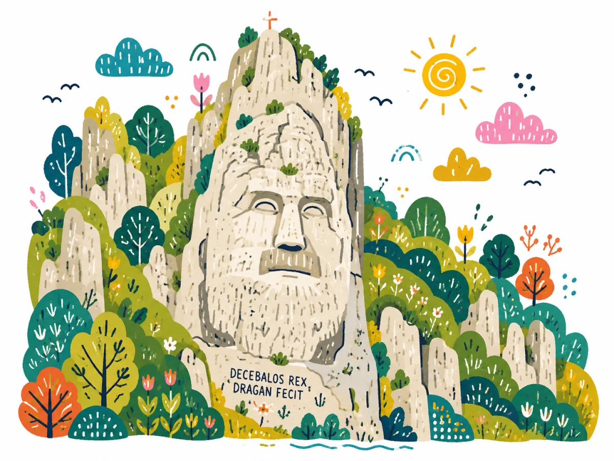 Istoricul Chipul lui Decebal - imaginea 2 Imagine asociata istoriei Chipul lui Decebal